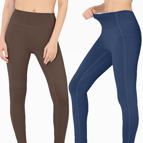 Leggings Seamed Delicate Stitching High Waist